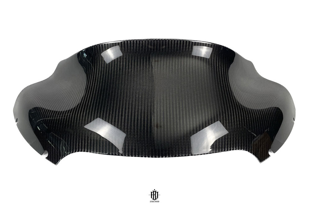 Harley Touring 9 inch Carbon Fiber windshield