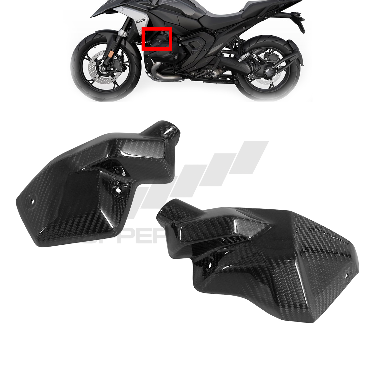 BMW R1300 GS/GSA Carbon Fiber Nozzle Cover
