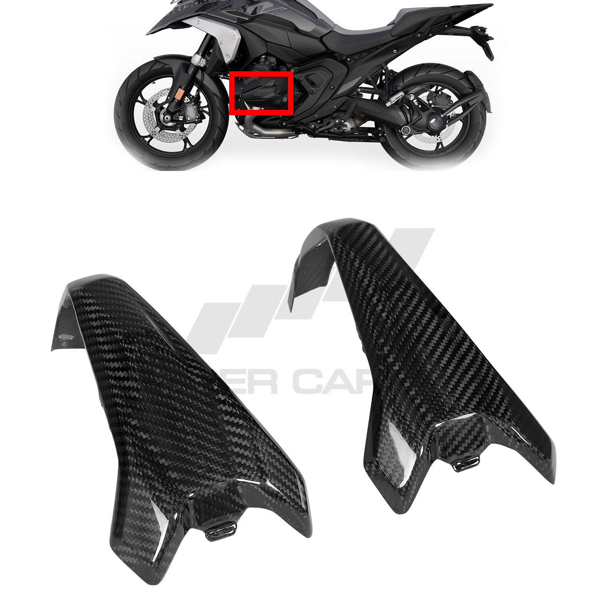 BMW R1300 GS/GSA Carbon Fiber Spark Plug Cap Cover