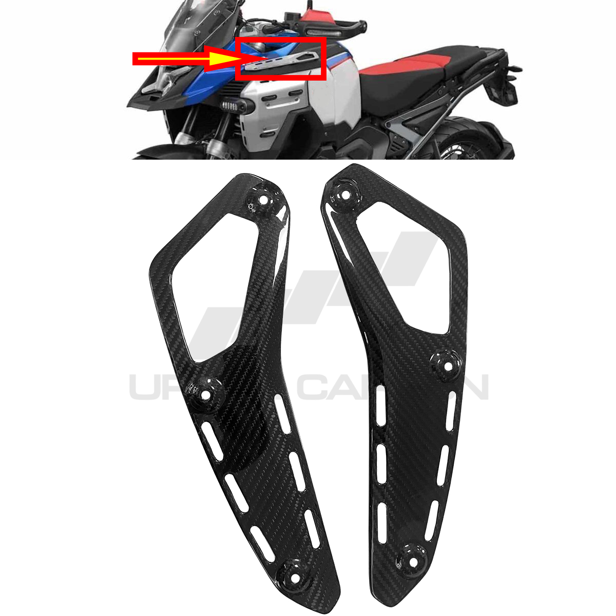 BMW R1300 GS/GSA Carbon Fiber Side Engine Cover