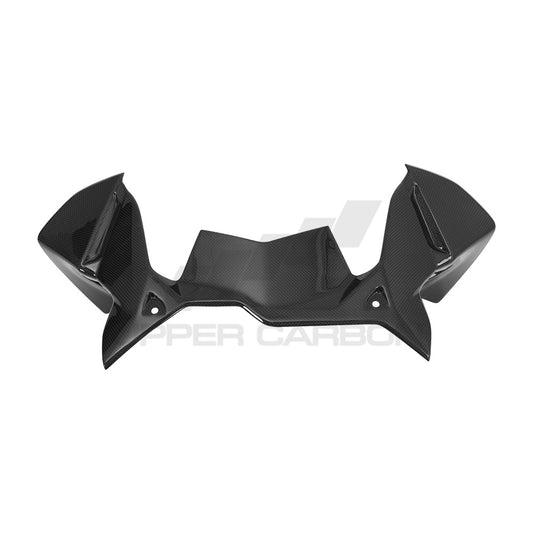 BMW R1250 GS/GSA Carbon Fiber Wind Deflector On The Cockpit