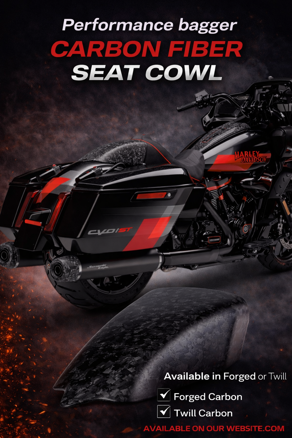 Platinum Series Carbon Seat Cowl