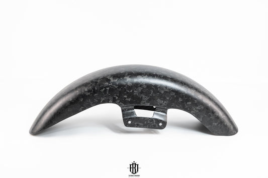 24+ Harley Davidson Carbon Fiber Front Fender, Forged Carbon