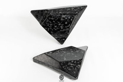 Triangle Side Covers Forged Carbon