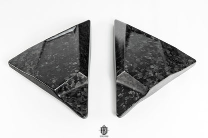 Triangle Side Covers Forged Carbon