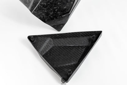 Triangle Side Covers Forged Carbon