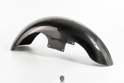 Shortie Front Fender in Twill Carbon