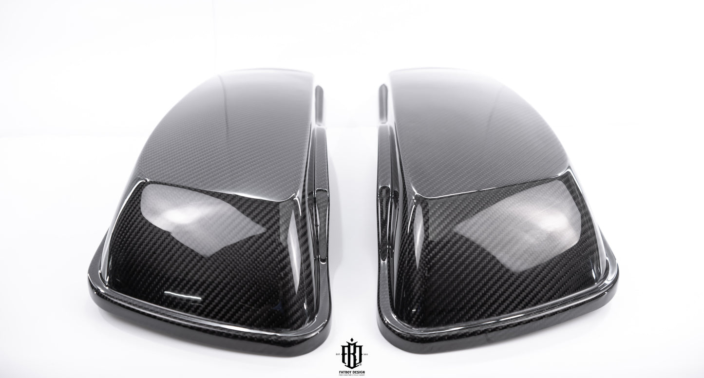 Harley Davidson Touring Carbon Fiber Bag Lids 2017-2023