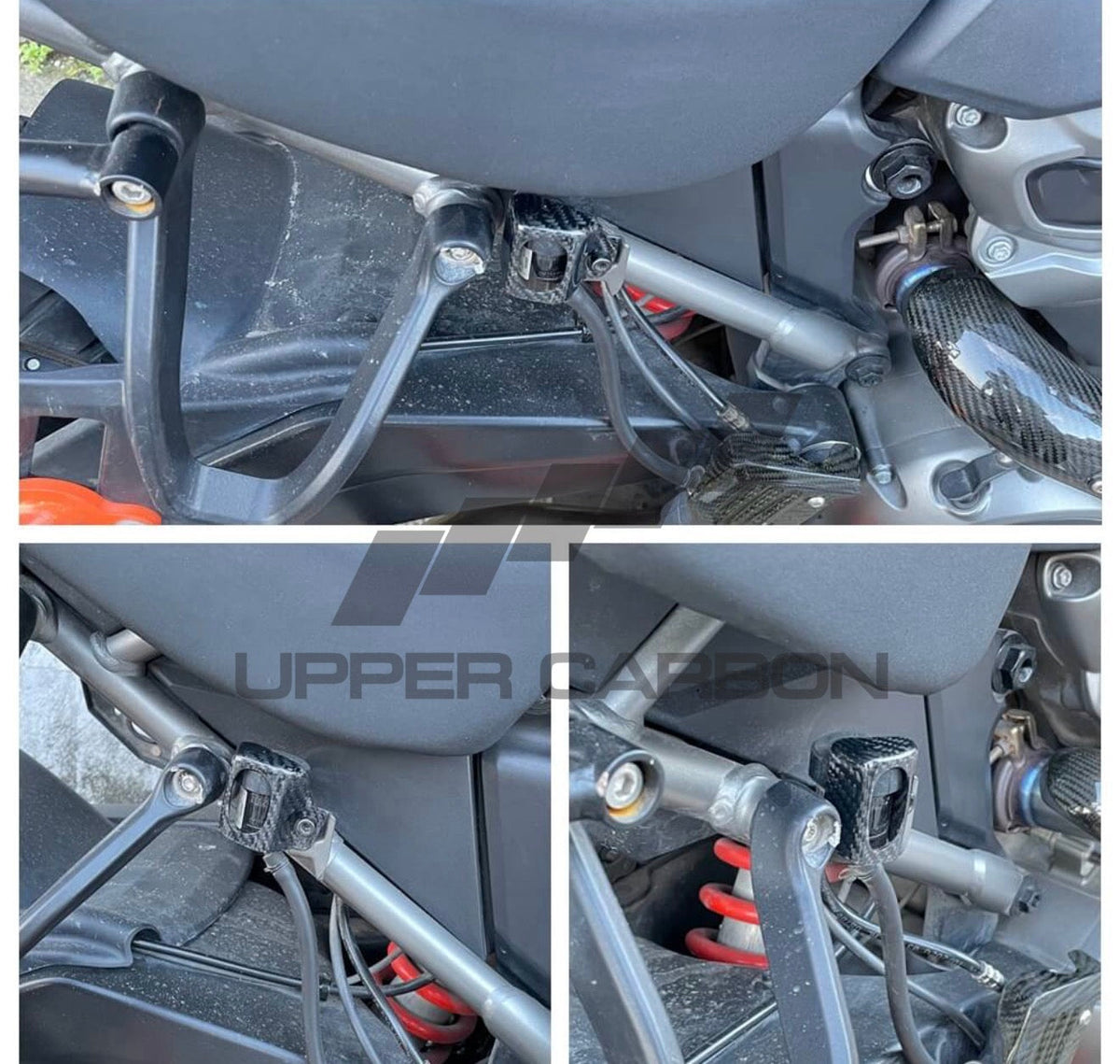 Harley Davidson Pan America Carbon Fiber Brake Reservoir Covers