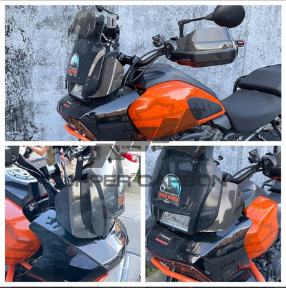 Harley Davidson Pan America Carbon Fiber Wind Deflectors