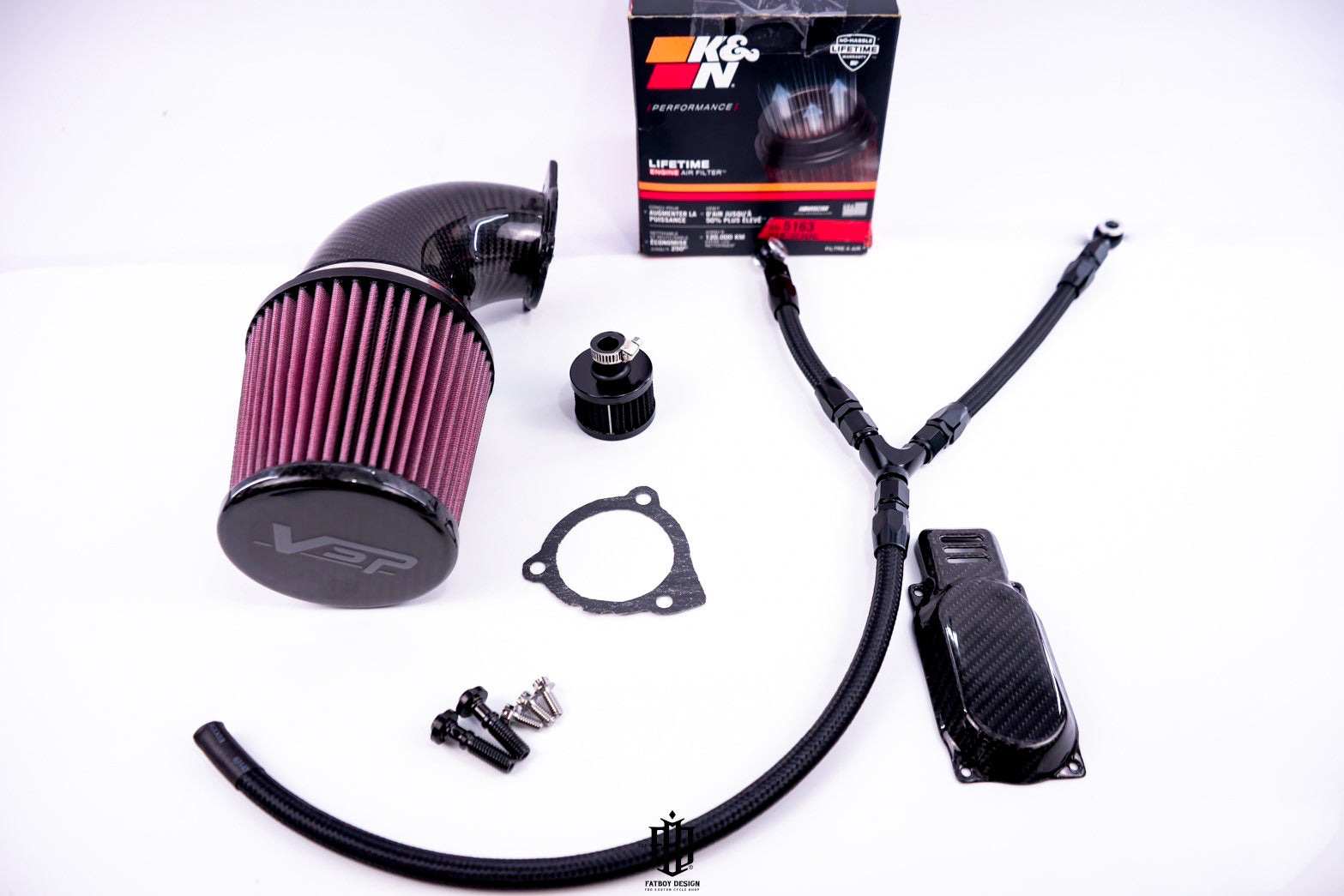Durable Carbon Fiber Intake for Harley